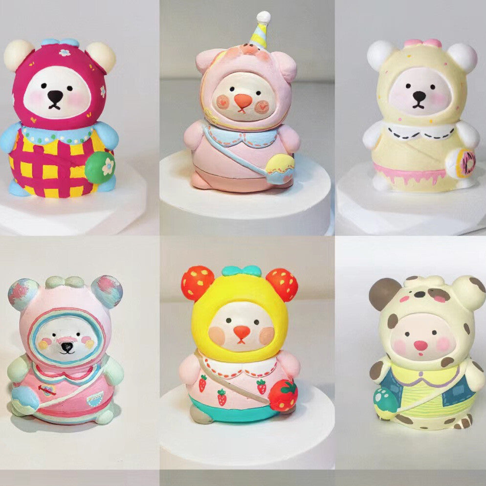 10-100Pack White Plaster Dolls For Child DIY Painting - Creative Art & Craft Fun