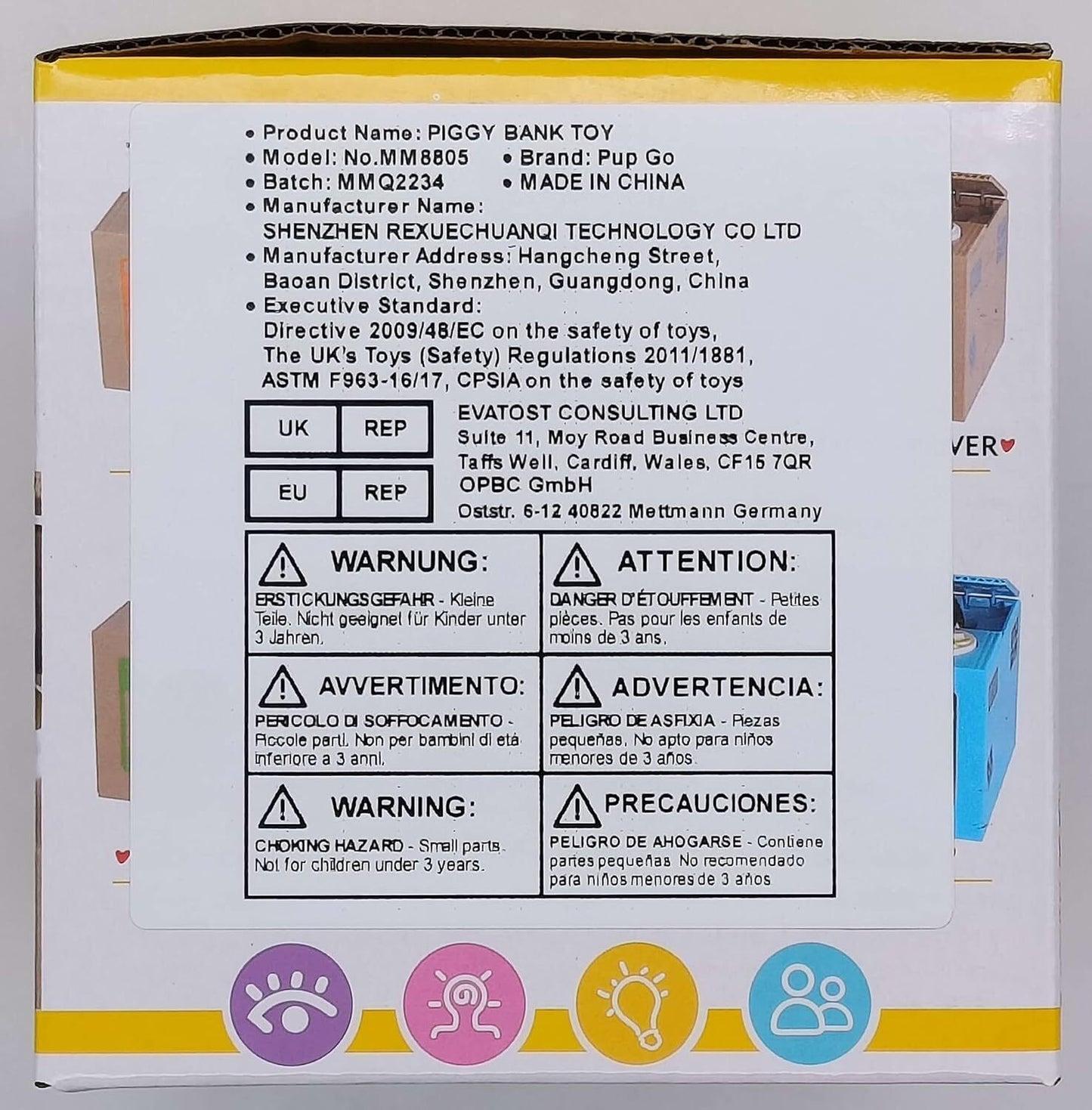 Cartoon Children Piggy Bank, Cat Stealing Money Coins, Creative Bank Gifts