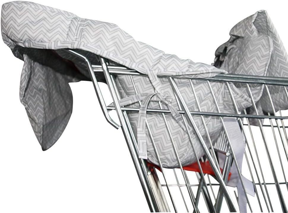 2 In 1 Baby Shopping Cart And High Chair Fit Ultra Plush 100 Cotton,120x70cm