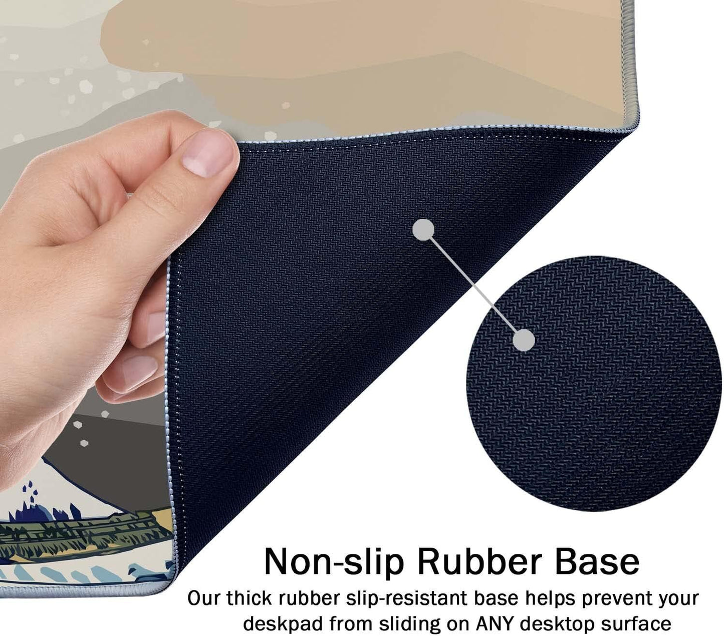 90x40cm Anti-Slip Extra Large Gaming Mouse Mat Desk PC Laptop Keyboard Pad