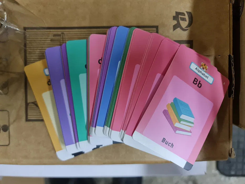 224 WORD TALKING FLASH CARDS EARLY LEARNING TOY 2-6 TODDLER CHILD PRESCHOOL BLUE