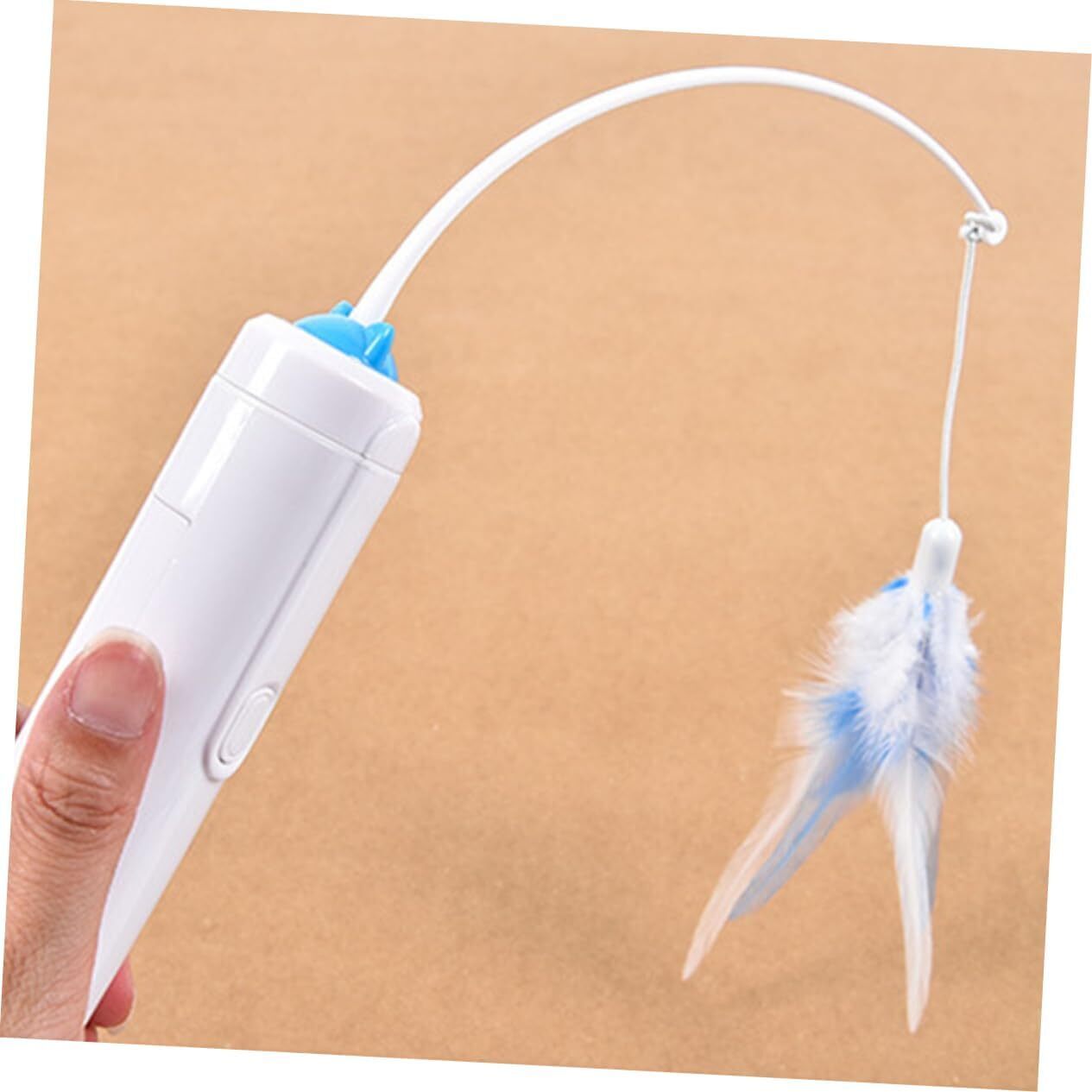 Cat Toys Automatic Wand Motion ,Pet Cat Wand Toy Electric To Rotate Cat Teaser