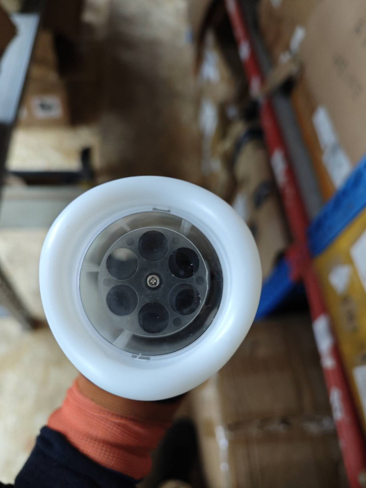 Christmas Decoration,Santa Warm White LED Projector Light,Xmas Wax Candle 15cm