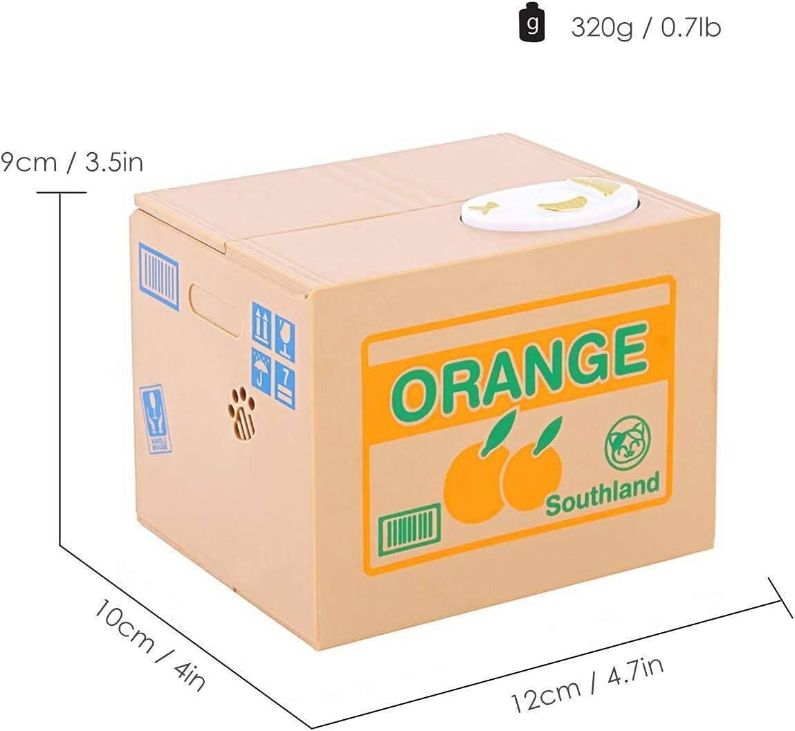 Cartoon Children Piggy Bank, Cat Stealing Money Coins, Creative Bank Gifts