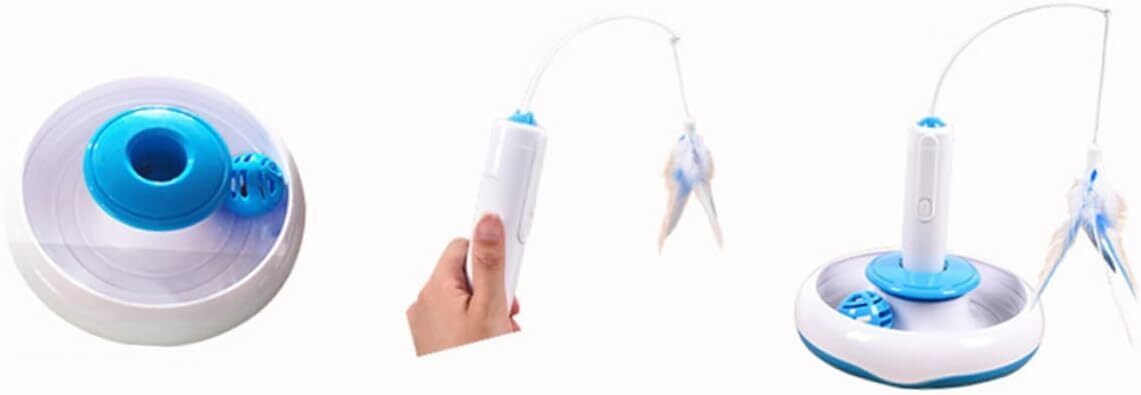 Cat Toys Automatic Wand Motion ,Pet Cat Wand Toy Electric To Rotate Cat Teaser