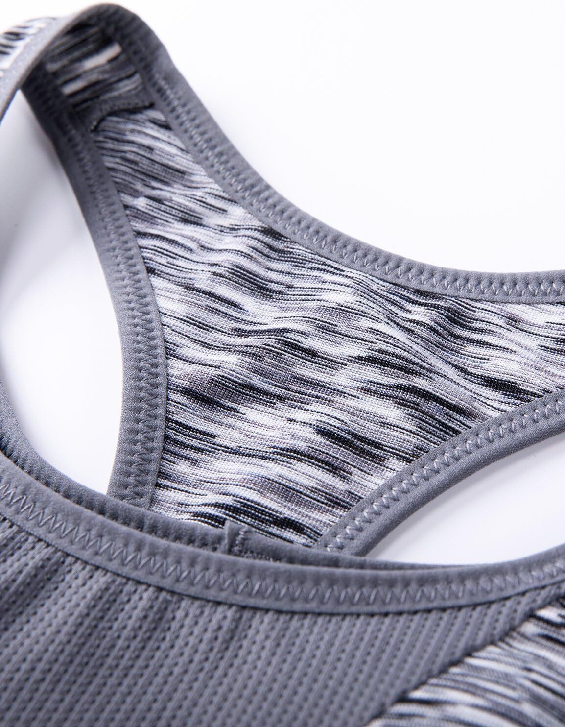 Sports Bras for Women High Support Mesh Full Coverage Racerback Running Bras