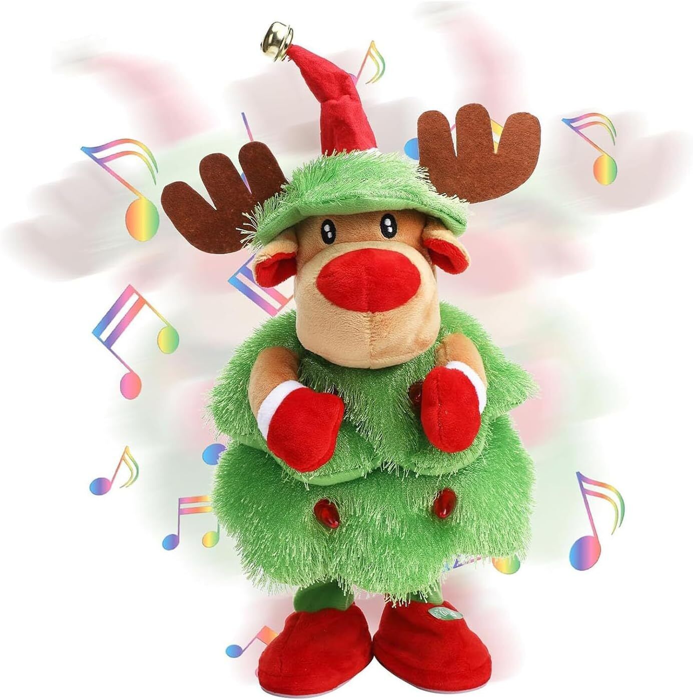 Music Bell Deer-Christmas Decorations Creative Music Toys For Child Xmas Gifts