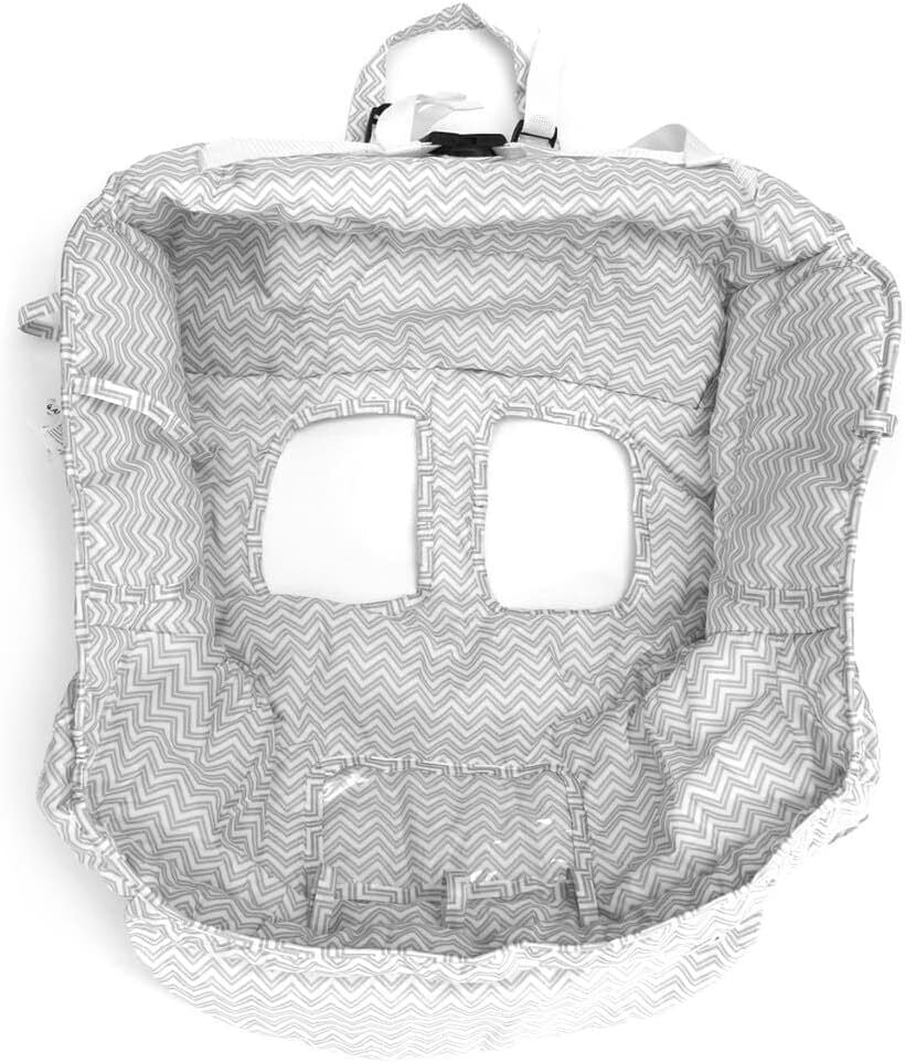 2 In 1 Baby Shopping Cart And High Chair Fit Ultra Plush 100 Cotton,120x70cm