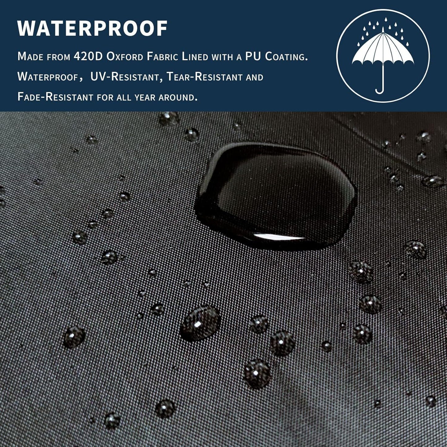 Heavy Duty Waterproof Garden Patio Furniture Cover for Rattan Table Cube Outdoor