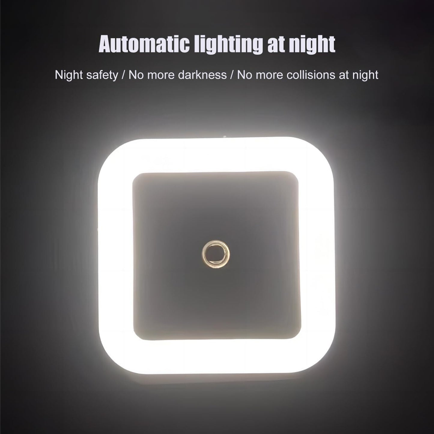 4Pcs Automatic LED Night Light Plug In Energy Saving Dusk To Dawn Sensor Lamp