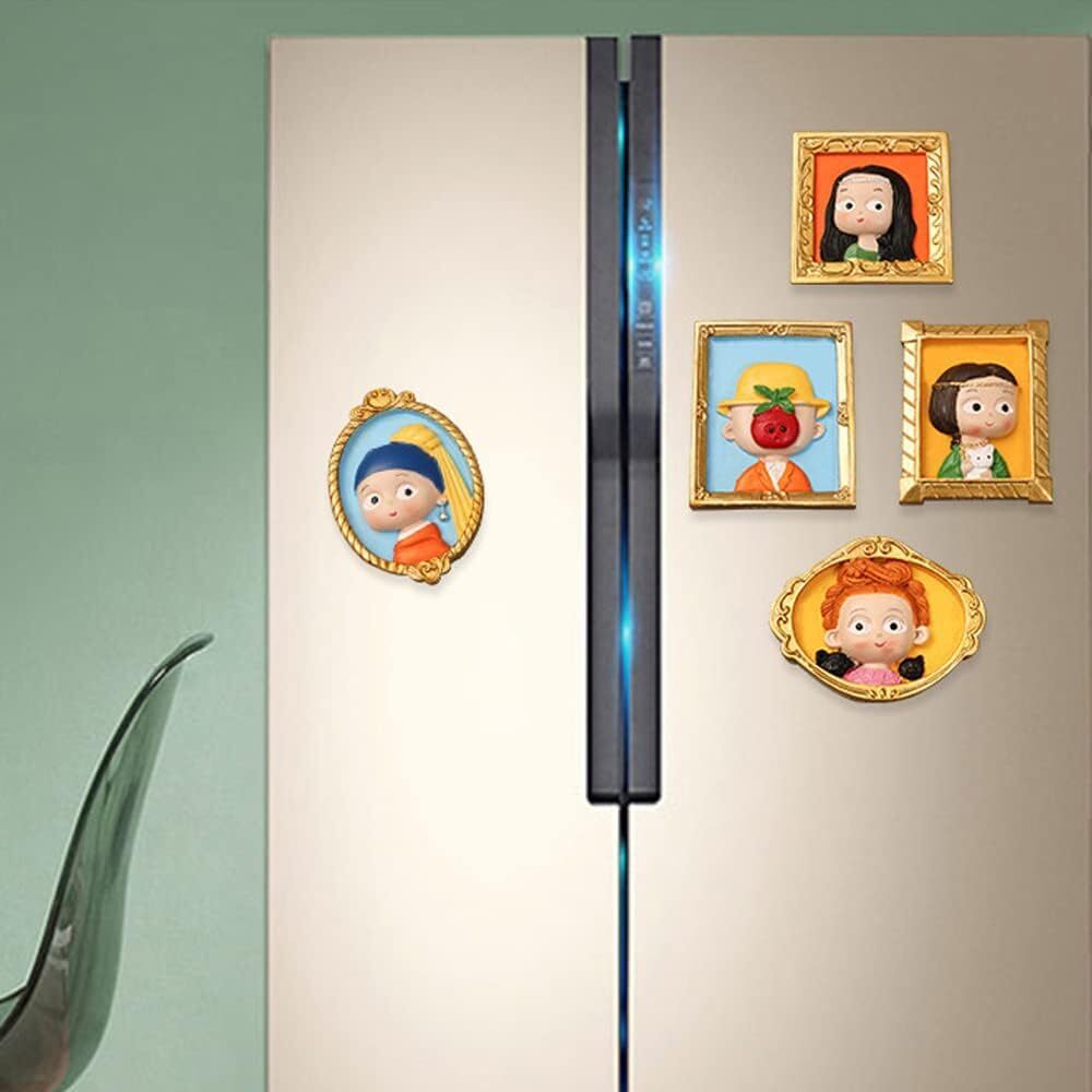 6Pcs Cartoon Figure Fridge Magnets Whiteboard Educational Magnetic Toys For Kids