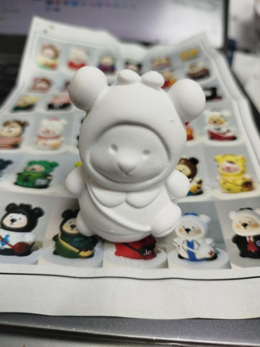 10-100Pack White Plaster Dolls For Child DIY Painting - Creative Art & Craft Fun