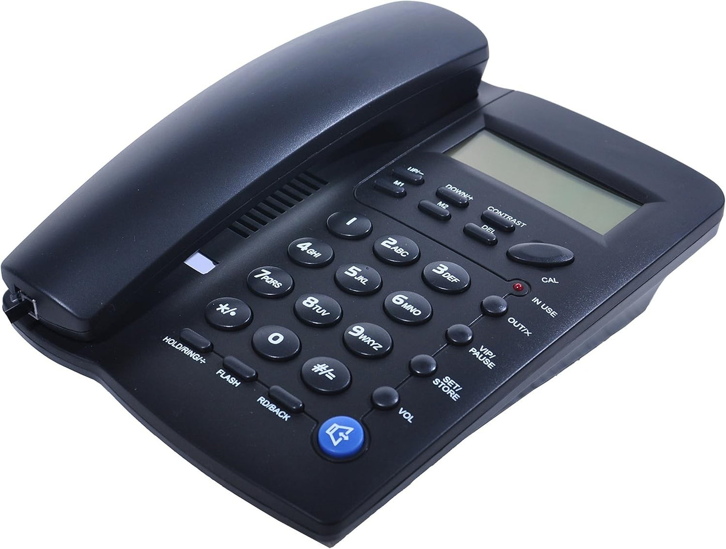 Corded Telephone with Speaker, Display, Basic Calculater and Caller ID