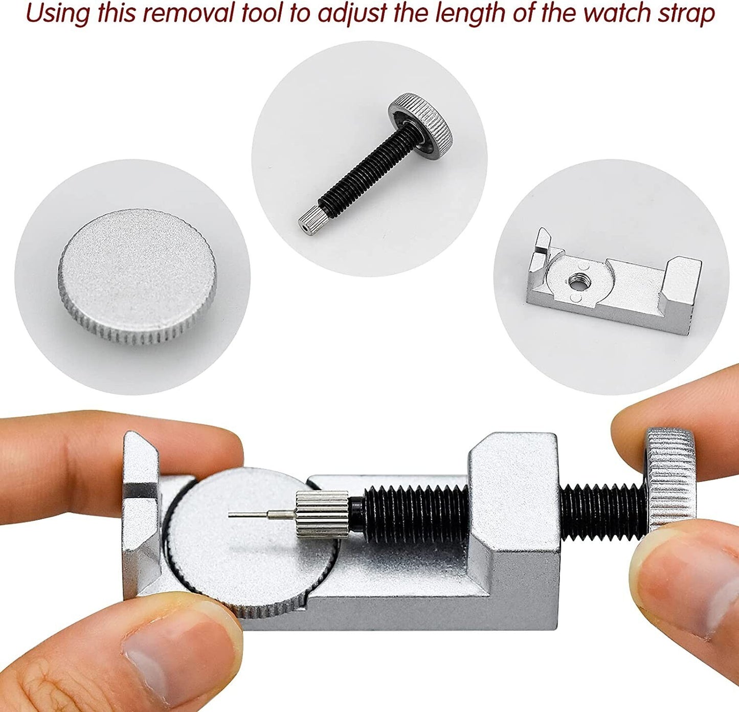 Watch Strap Repair Kit, 24 Piece Set Watch Link Remover Repair Tool For Repair