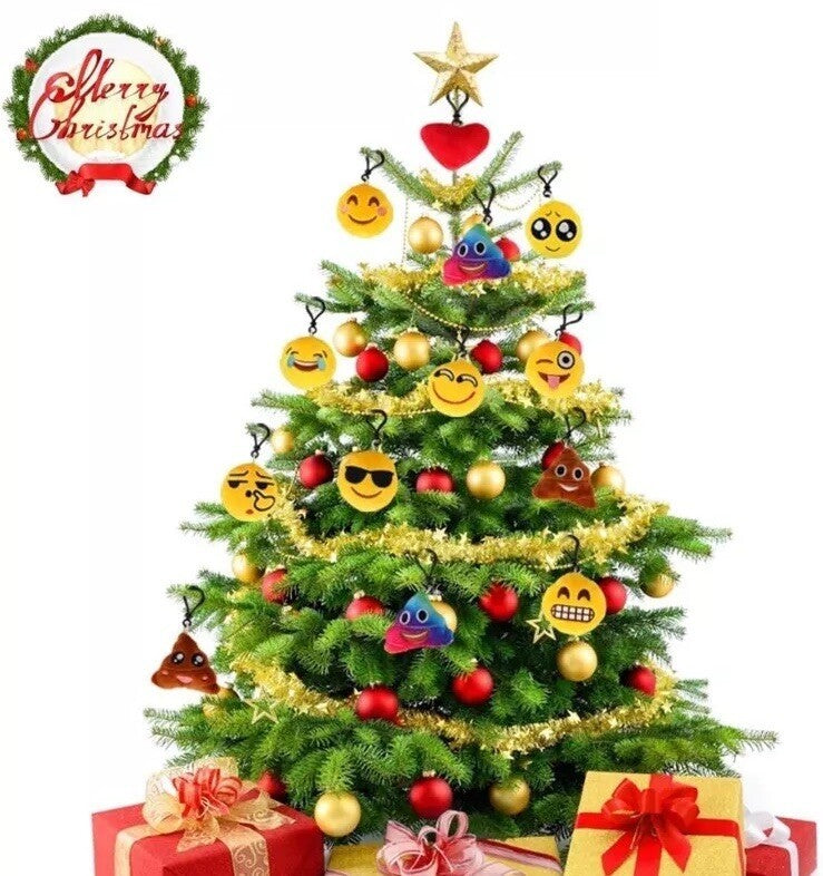 49PC Emoticon Keychain Mini Cute Plush Pillows, Party Favors for Kids Gifts