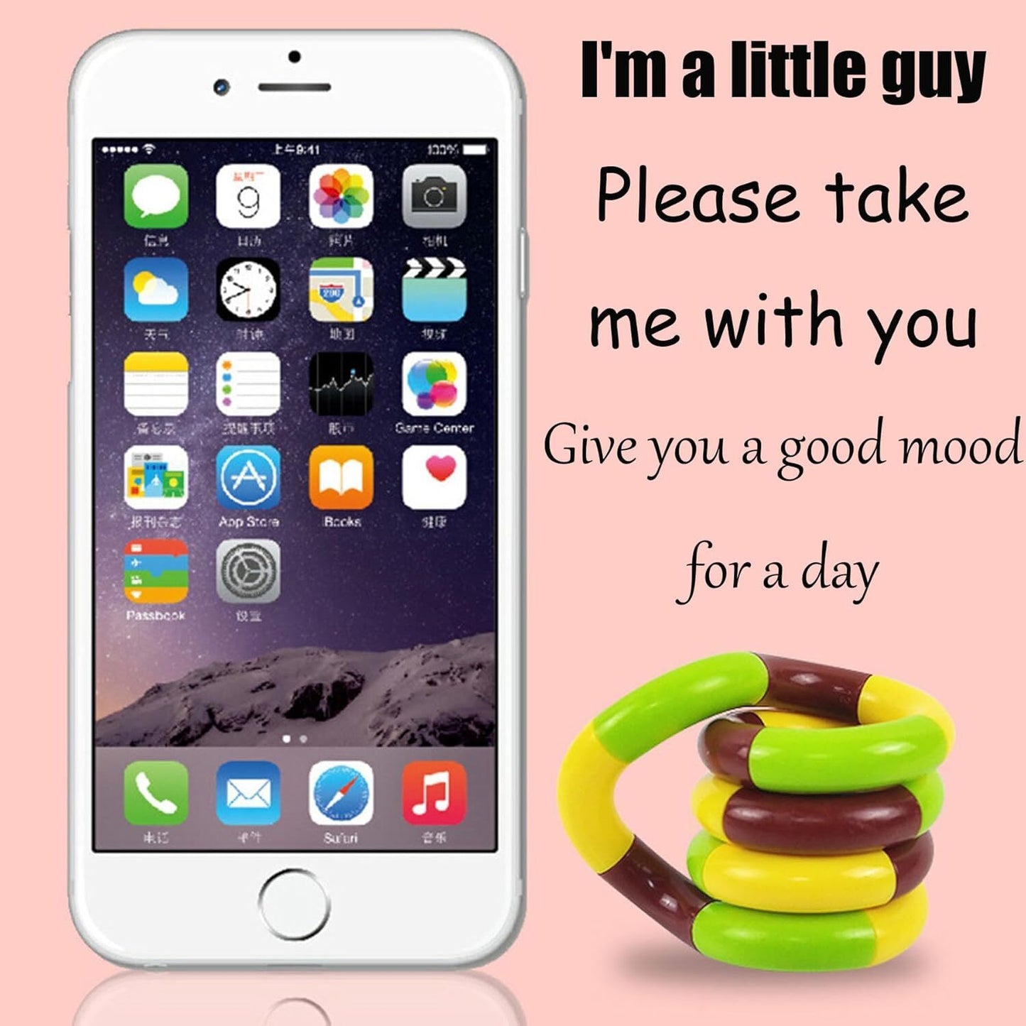 8 Pcs Tangle Fidget Toy Relax Anxiety Stress Twist Fiddle ADHD Sensory Aid Kids