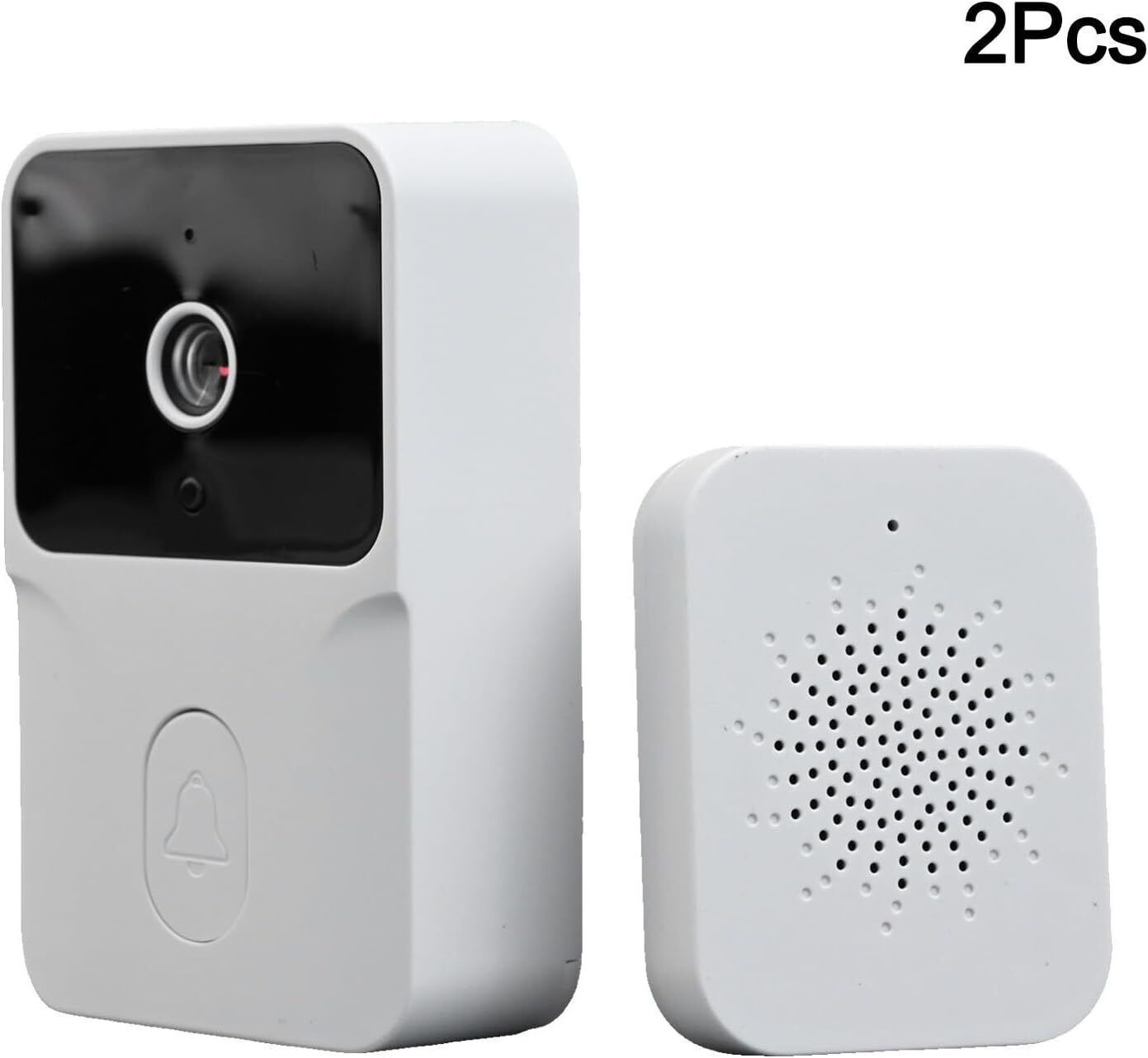 Wireless Rechargeable Doorbell，Dual Audio Functionality along & Full HD Video