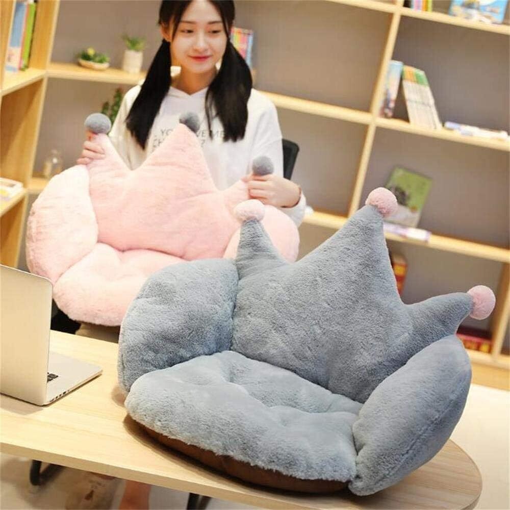 Armchair Seat Support Crown Soft Cushion Plush Comfort Seat Pad Office Cozy