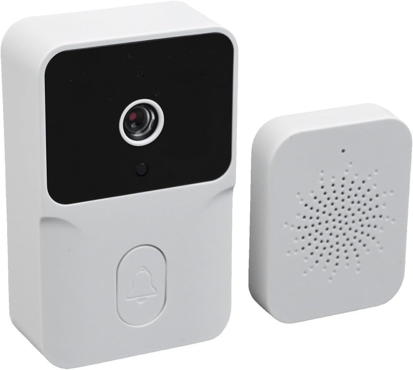 Wireless Rechargeable Doorbell，Dual Audio Functionality along & Full HD Video