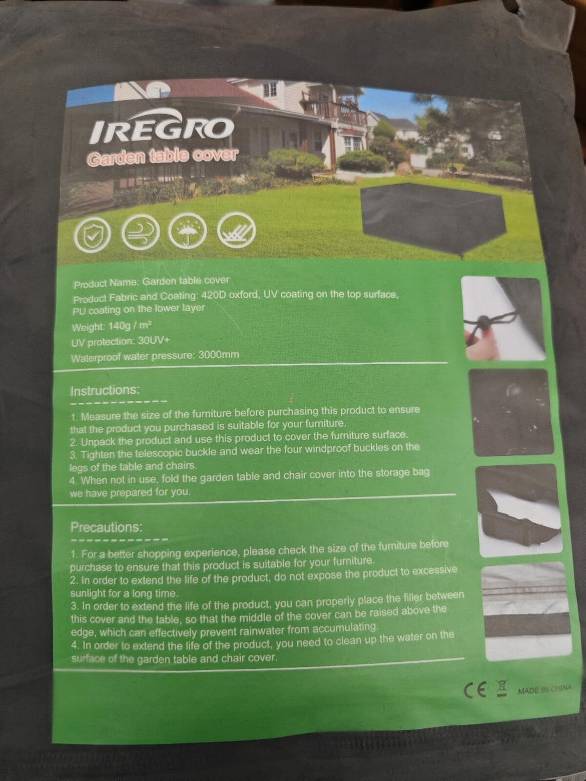 Heavy Duty Waterproof Garden Patio Furniture Cover for Rattan Table Cube Outdoor