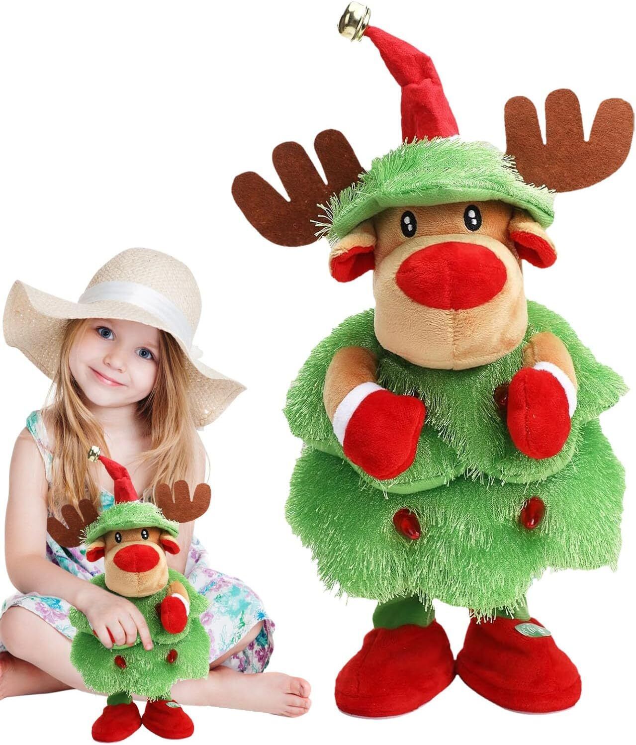 Music Bell Deer-Christmas Decorations Creative Music Toys For Child Xmas Gifts