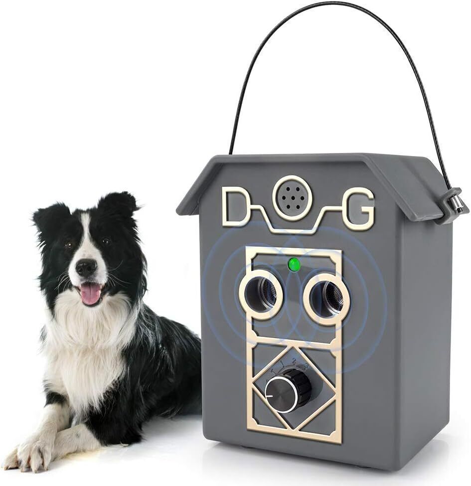 Anti Barking Device, with 2 Ultrasonic Sound Speaker, Detects up to 50 Feet