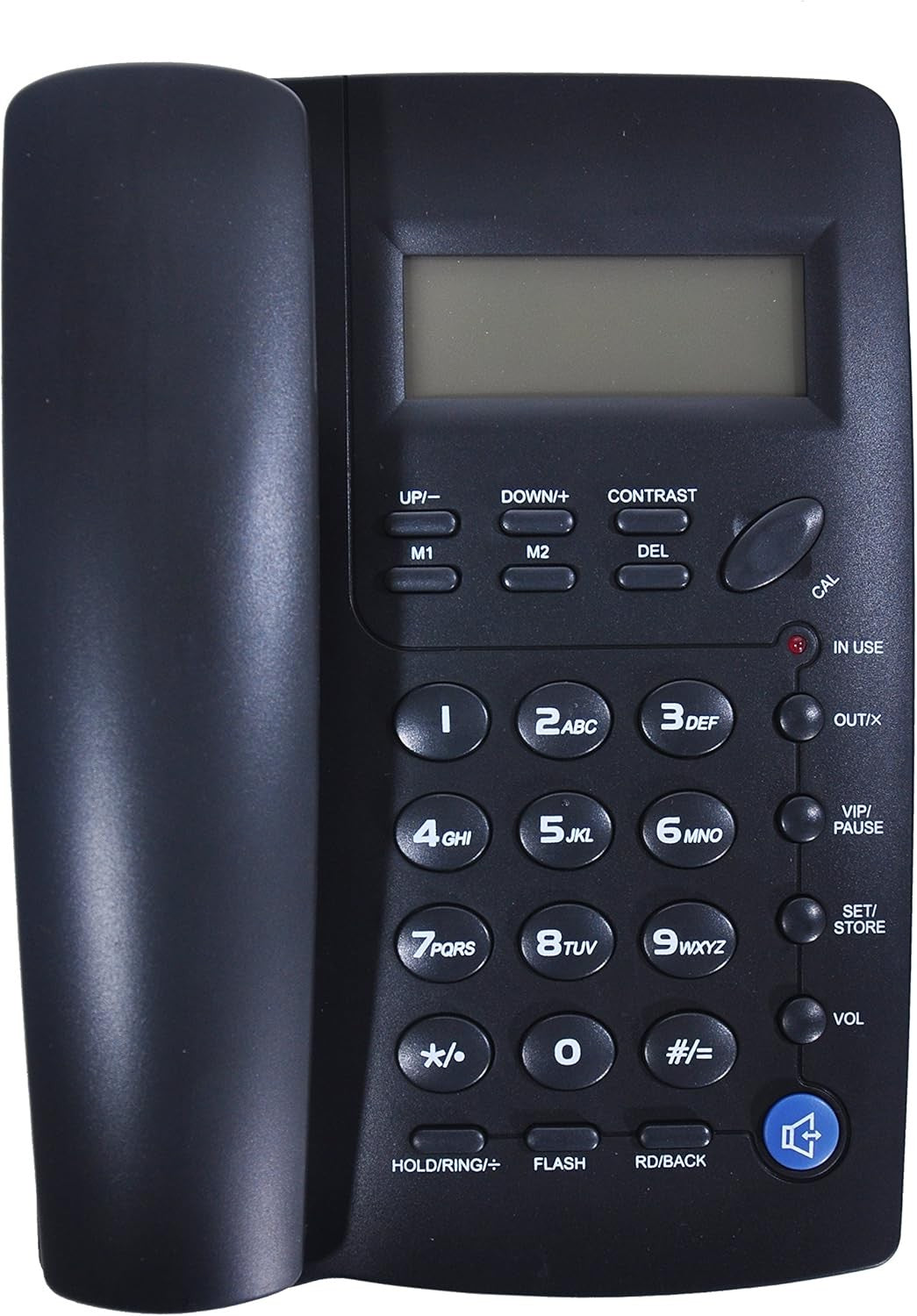 Corded Telephone with Speaker, Display, Basic Calculater and Caller ID